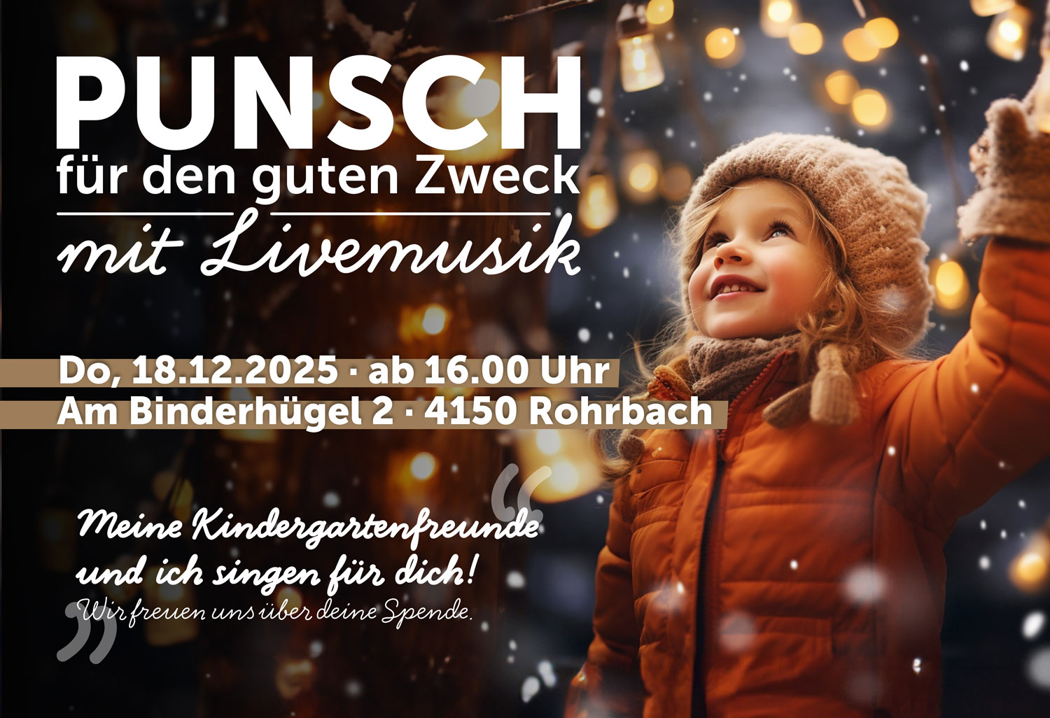 Punsch für den guten Zweck 2025